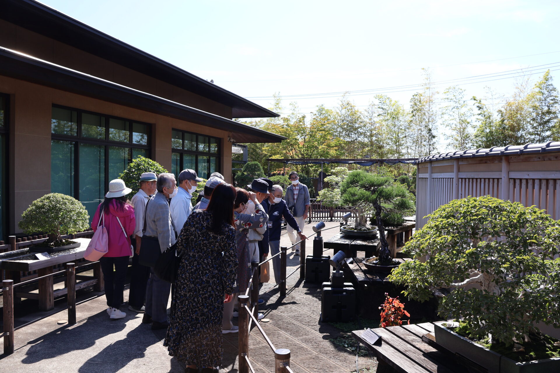 A Group Guide of 24 people from October 13. The group was split into 2.