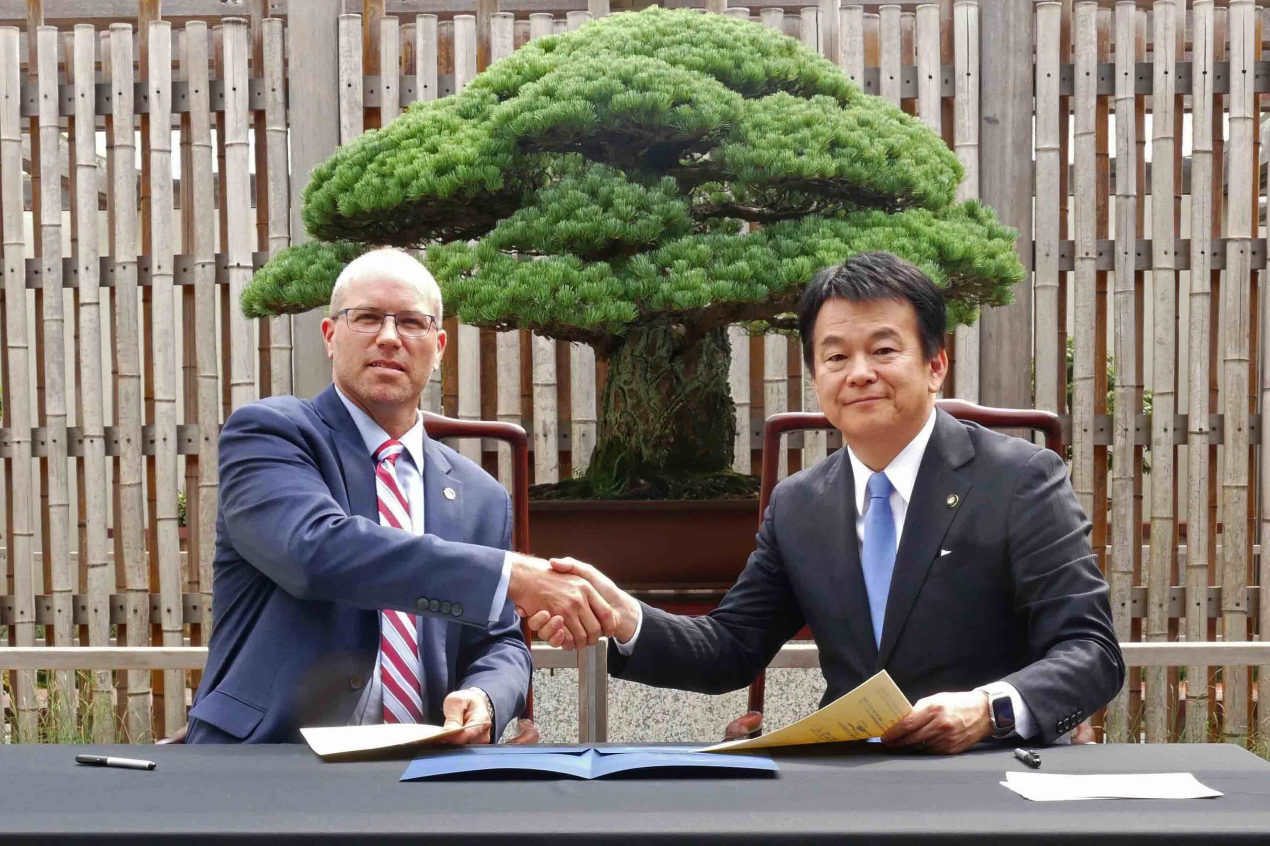 姉妹館提携締結式(2019年8月5日)