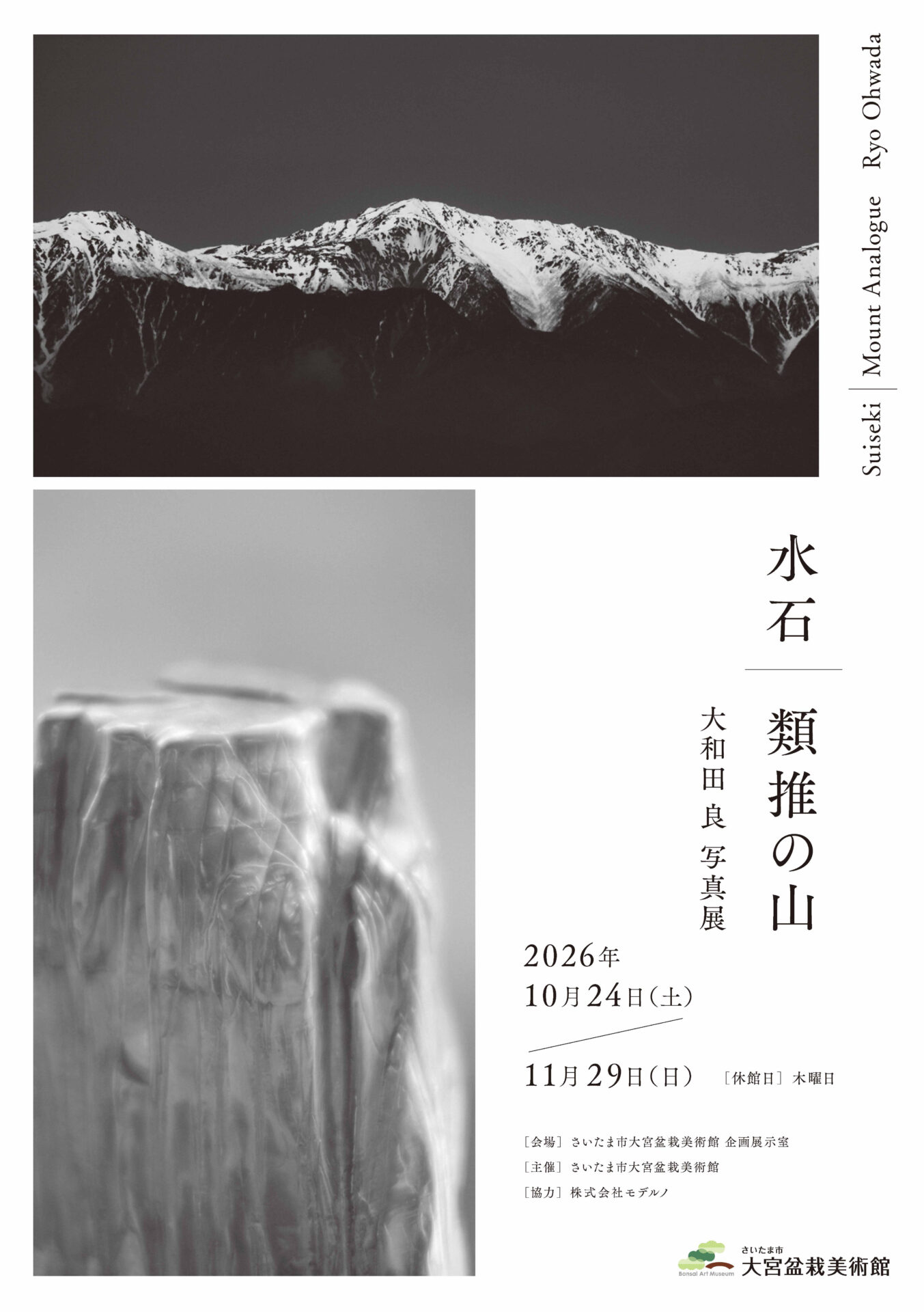 企画展「水石／類推の山－大和田良写真展」